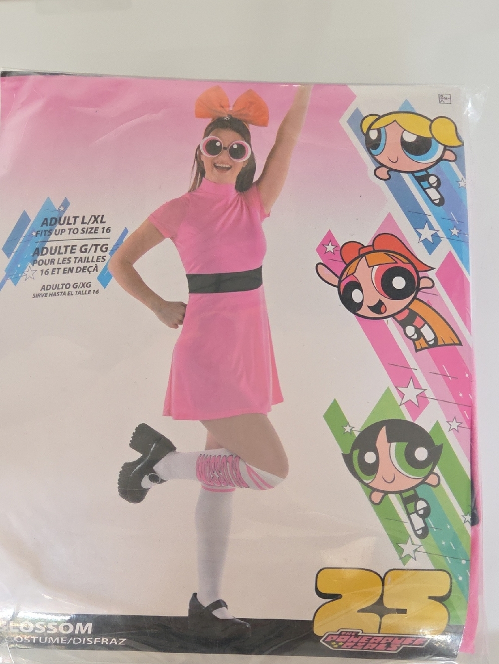 New The Power Puff Girls Blossom Woman Costume L/XL